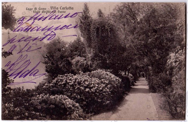 Cartolina_d_epoca_Como_Tremezzina_Tremezzo_Villa_Carlotta_Lago_di_Como