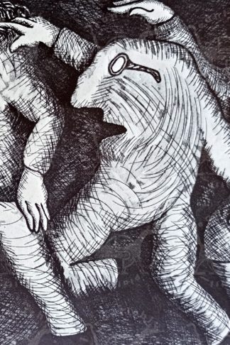 ENRICO_BAJ_Nixon_Parade_I_acquaforte_originale