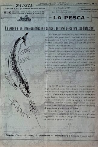 Catalogo_Commerciale_C_ Ravizza_&_Co_già_fabbrica_Bresciana_di armi_Listino_mensile_LA_PESCA_Sport_30_aprile_1936_Milano
