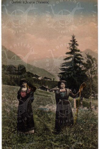 Cartolina_d'epoca_regionalismo_ piemonte_Vercelli_costumi_regionali_valsesia_alagna (2)