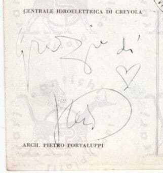 Cartolina_d'epoca_regionalismo_PIEMONTE_Verbano_Cusio_Ossola_VERBANIA_VAL_FORMAZZA_Crevoladossola_crevola_toce_autografo_originale_PIERO_PORTALUPPI_centrale_idroelettrica
