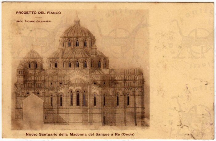 Cartolina_d'epoca_regionalismo_PIEMONTE_Verbano_Cusio_Ossola_val_vigezzo_re_santuario_della_madonna_del_sangue _santuario_mariano(1)