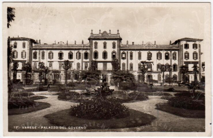 Cartolina_d'epoca_regionalismo_lombardia_varese_casbeno_palazzo_del_governo_Villa_Recalcati (2)