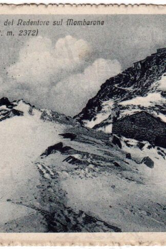 Cartolina_d'epoca_regionalismo_piemonte_biella_Valle_Elvo_mombarone_monumento_redentore