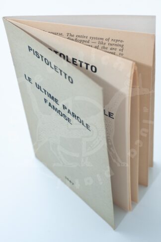 Libro_dartista_Pistoletto_Michelangelo_le_ultime parole_famose_Torino_1967_prima_edizione_luca_piatti_librirarieantichi (5) (Copia)