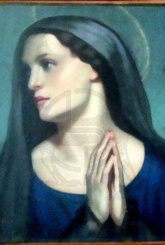 POZZI_DONNINO_Madonna_in_preghiera_disegno_originale