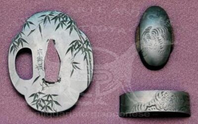 Tsuba a Mito Scuola Yegawa e Hitotsuyanagi o Ichiryu