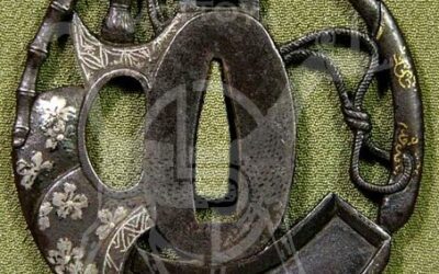 Tsuba a Mito Masatsugu Ichijusai e Hagiya Katsuhira