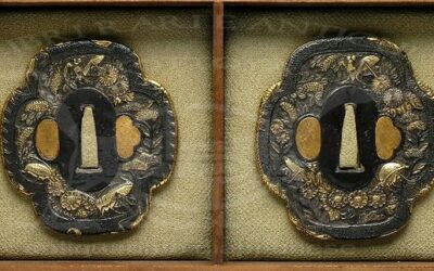 Tsuba scuola Hazama 間 o Kameyama 亀山