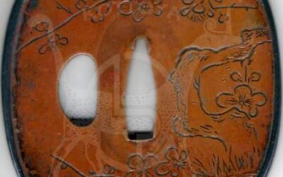 Tsuba la scuola Soten 宗典 a Hikone e il suo fondatore Kitagawa Sōten