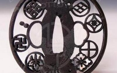 Tsuba la scuola Tetsugendo di Okamoto Naoshighe