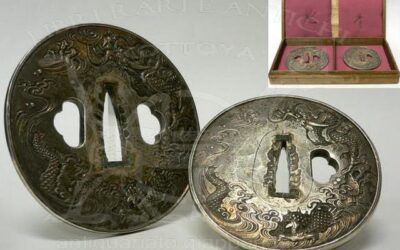 Il restauro di una tsuba La pulizia Asportazione della ruggine