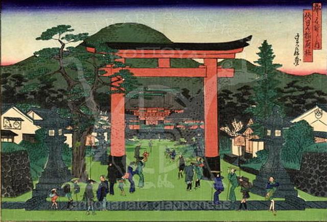 Inari_Sadanobu_Hasegawa_Kyoto_Fushimi_Inari_kottoya_antiquariatogiapponese_artegiapponese