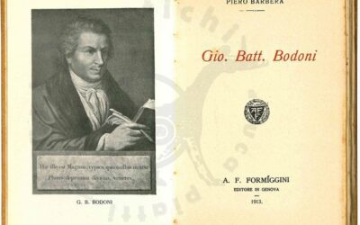 Giambattista Bodoni e i campionari di caratteri