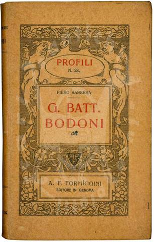BARBERA PIERO - Giambattista Bodoni