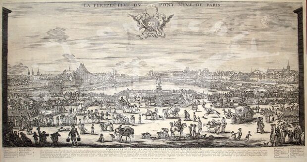 ont_neuf_paris_parigi_Stefano_Della_Bella_Ponte_nero_librirarieantichi