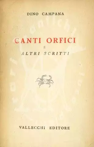 CAMPANA DINO Canti orfici