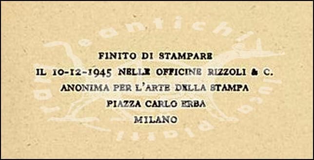 BUZZATI DINO La famosa invasione degli orsi in Sicilia Rizzoli1945 Prima edizone