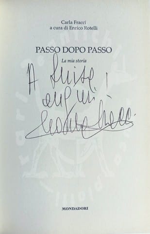 FRACCI CARLA - Passo dopo passo Copia autografata
