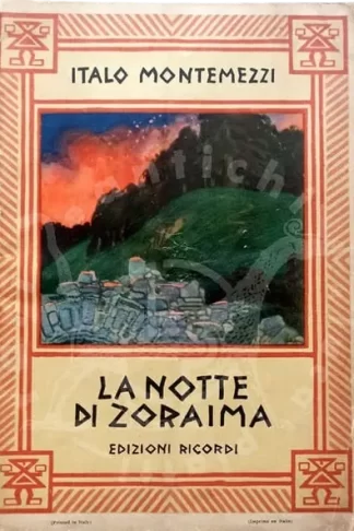 Ghisalberti Montemezzi La notte di Zoraima