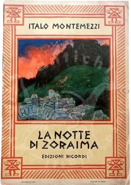Ghisalberti Montemezzi La notte di Zoraima