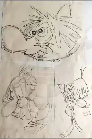 Paul Campani - Angelino disegno originale