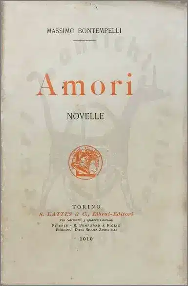 bontempelli massimo amori novelle