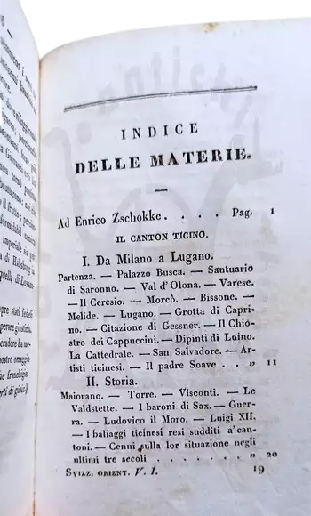 Dandolo Tullio Viaggio Svizzera